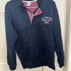 Crazy 8 Navy and Maroon Pullover